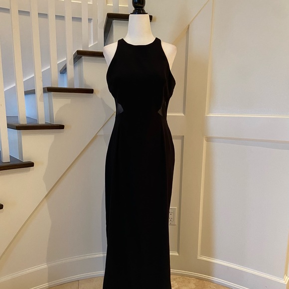 ALGO Dresses & Skirts - Sexy 90's Long Black Dress with Mesh